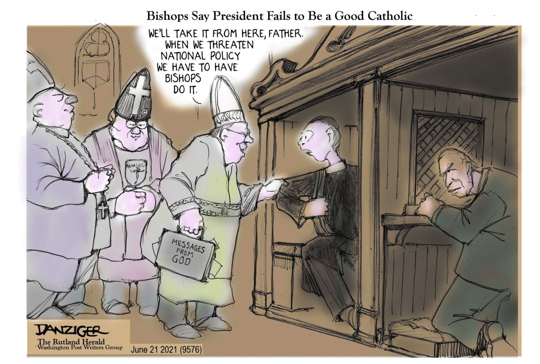 Jeff Danziger cartoon